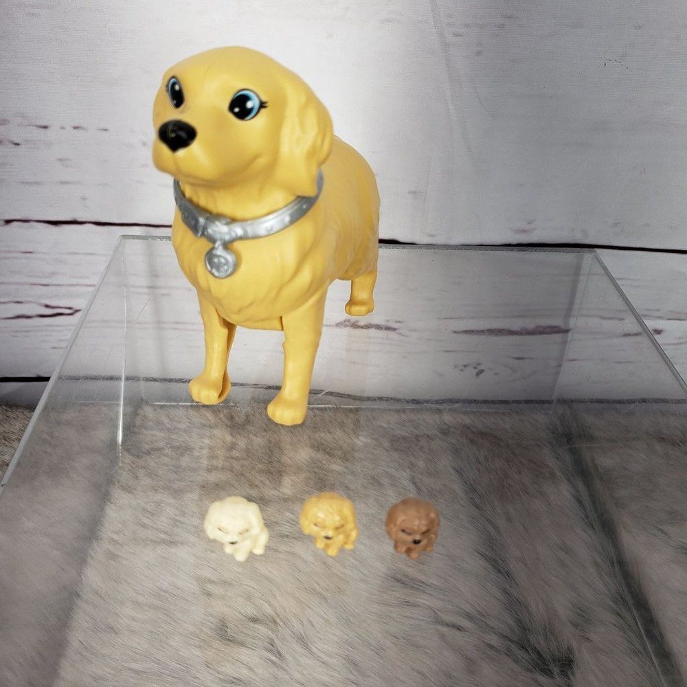 Newborn Pups Playset (11.5" Blonde) Mommy Dog 3 Puppies Sep.28